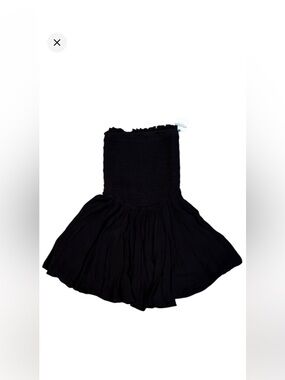 Arizona Jean Company Black Strapless Jumpsuit